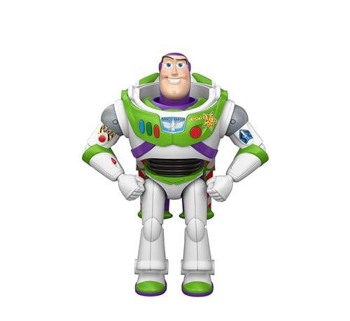 Mattel Disney Pixar Toy Story 5 figura de Buzz Lightyear pronta para o lançamento em grande escala, 25,4 cm, design do filme, 10 articulações, JKV39