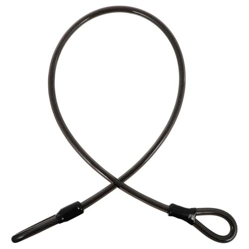 ifundom 1pc -Theft Bike Cable Lock Lengthened Design for Motorcycles and Outdoor Use Black Wire Rope Lock for Enhanced Security