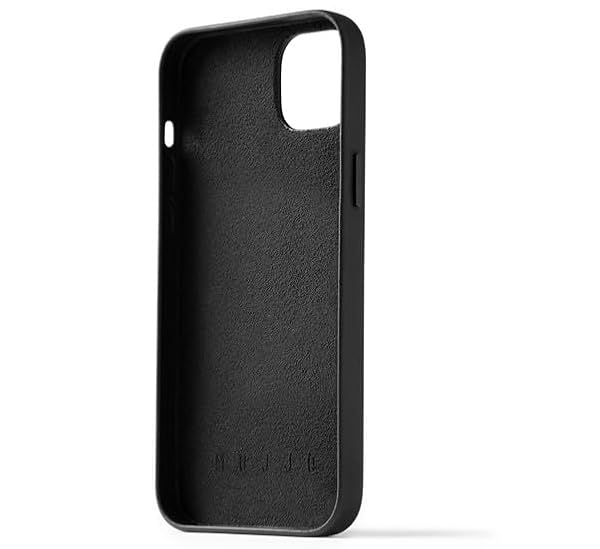 Mujjo Full Leather Wallet Case for iPhone 14 Pro with Card Holder (Black) by Mujjo - Image 2