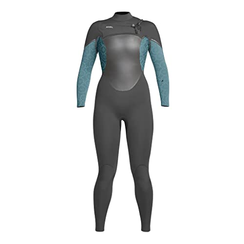 XCEL Womens Axis X 4/3mm Fullsuit - Graphite/Tinfoilfoil Flower | 6 Tall