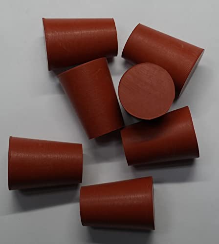 Image of Protection Force #1 Stopper Plug for 5 /8 inch to 11 /16 inch 15.5-17.5mm Hole (Pack of 20) Tube Bottle Openning 3 /4-10 UNC M17 M18 Thread Nut Paint Masking Reusable Rubber