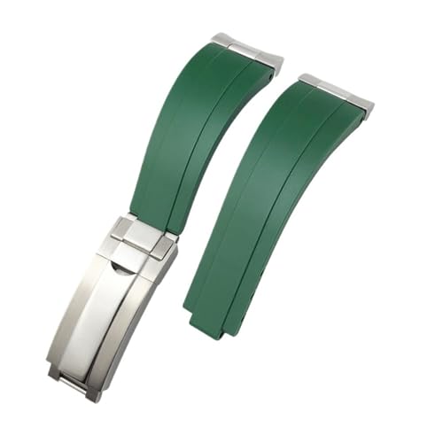 ^J[uGhNGhNo[EHb`oh 19mm 20mm 21mm bNXTu}[ifCgWXgfCgiICX^[tbNXVRXgbvΉ(Green,19mm,For RLX Submariner)