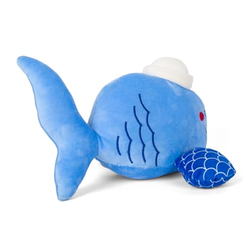 Image of Fuzzbuzz Sailor Whale Soft Toy, 30cm, Blue, 18M+
