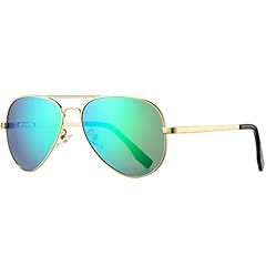 A91111 Gold Frame/Green Mirrored Lens