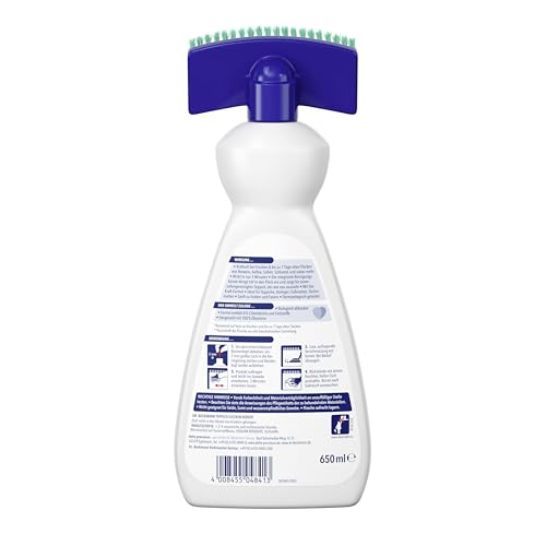 Dr. Beckmann Teppich Flecken-Bürste | Teppichreiniger zur Entfernung selbst hartnäckiger Flecken und Gerüche | inkl. Bürstenapplikator | 650 ml