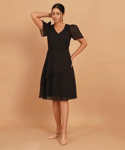 Image of JM LOOKS Minimalist T-Strap Kitten Heels with Sleek Pointed Toe and Adjustable Ankle Fastening Strap
