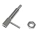 Lind Kitchen M6 Stainless Steel Telescopic L Shaped Locating Stop Plunger Pin with Nut for Ship Outfitting Moulds Chassis Cabinet Industrial Equipment