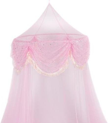Glow in the Dark Canopy Bed Netting for Adults or Girls