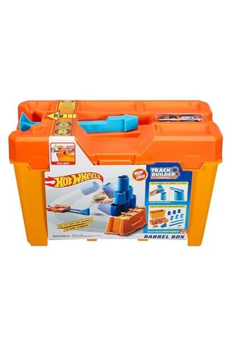 Hot Wheels Accessoires Boîte Cascades et Gobelets avec Propulseur, Coffret de Jeu pour Petites Voitures avec Circuit et Pistes, Jouet pour Enfant, GCF91