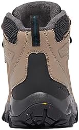 Columbia Men's Newton Ridge Waterproof Omni-Heat II, Ash Brown/Night Wave, 8 | Image 3