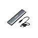Produktbild Anker PowerExpand M.2 NVMe und SATA SSD Adapter, USB 3.1 Gen2 10Gbps, kompatibel mit USB-C und Thunderbolt 3, Unterstützt M und B&M Schlüssel und 2230/2242 / 2260/2280 SSDs Treiber