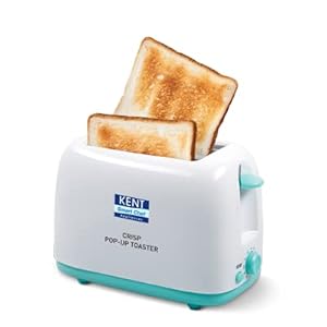 KENT 16105 Crisp Pop Up Toaster 700Watts | 2 Slice Automatic Pop up electric Toaster | 6 Heating Modes | Auto Shut off | Removable bread crumbs tray | White