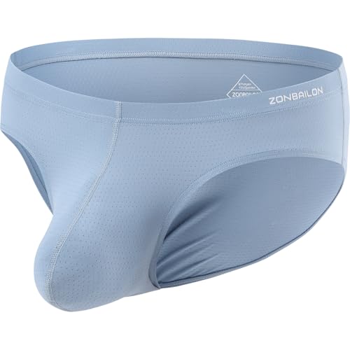 Men’s Underwear Micro Mesh Breathable Briefs Expanded Bulge Enhancing Pouch Full Back Fit Comfort
