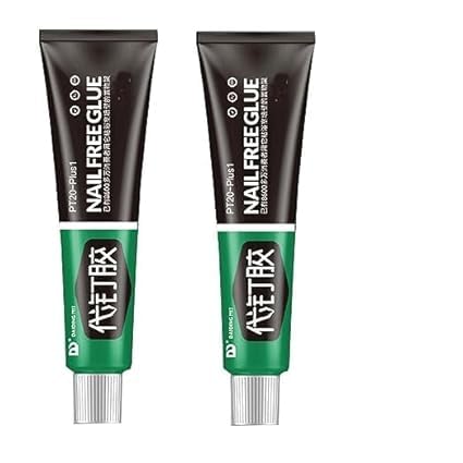 Eagle Enterprise 12g glue, Nail Free Glue All Purpose Glue 12g extra strong sew glue fast dry soft elastic safe adhesive for quick multi glue,APLLICABLE ON ALL ITEMS (12 GRAM X 2 PC TUBE)