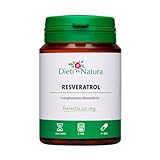 Dieti Natura Trans-Resveratrol 120 Cápsulas de Origen Vegetal - Resveratrol Antioxidante y Antiedad - Resveratrol Extraído de la Piel de Uvas Rojas con Polifenoles y Antiaglomerantes (120)