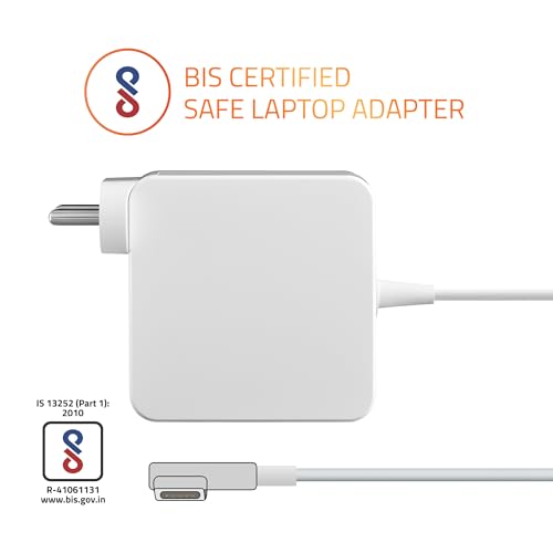 Image of Artis AR-60W-MG1 60 Watts Laptop Adapter /Charger Compatible with MB Pro 13 inch /MB Unibody (16.5V, 3.65A)