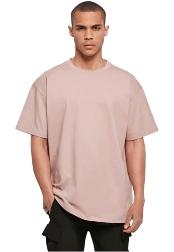 Build Your Brand BY102-Heavy Oversize Tee, T-Shirt Uomo, Rosa (duskrose), 4XL