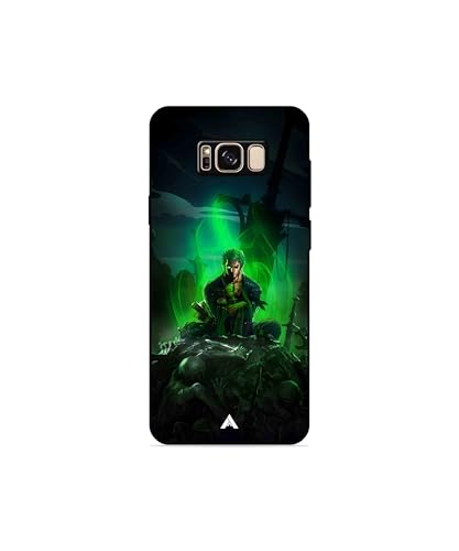 Image of Premium Anime 1 Case for Samsung Galaxy S8 Plus (Glossy Finish) Soft-Touch Metal TPU Back Cover, Shockproof, Designer, Aesthetic Mobile Phone Case