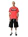 True Religion Men's Short Sleeve Mesh Box Logo Tee - Casual Crew Neck T-Shirt-Flame Scarlet, XXL