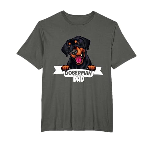 Se sei un orgoglioso papà di un cane dobermann, questo costume da dobermann è perfetto per te! Questo divertente disegno del Dobermann è sempre molto apprezzato. Ci sono molte opportunità per indossare questo design fresco, perfetto anche per gli allevator
