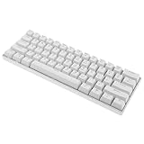 Conception d'éclairage améliorée : les éclairées offrent une meilleure visibilité dans les environnements sombres, améliorant ainsi votre expérience de jeu et de , clavier d'ordinateur, clavier blanc de jeu
