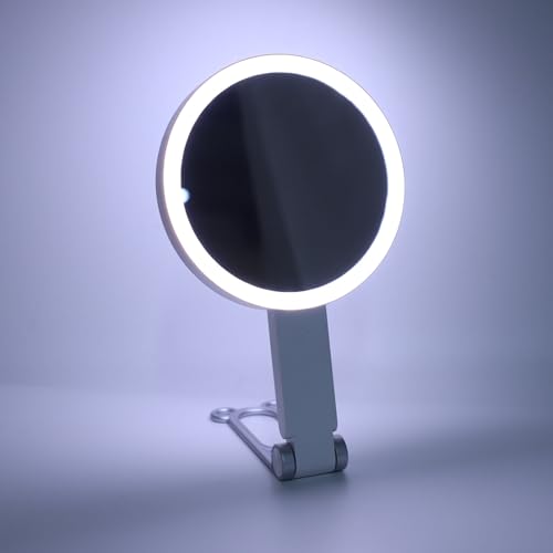 Espejo para maquillaje doble con luz y aumento 1X/5X miniatura 5