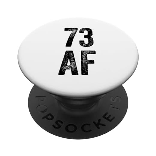 73 años - 73 AF - Divertido cumpleaños 73trd PopSockets PopGrip Intercambiable