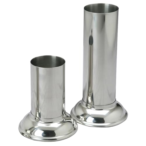 MuskalMed Set of 2 Forceps Jar Size 7x2 + 5X2 Inch Holloware Surgical Supplies Stainless Steel Forceps Tweezers Holder Instruments for Use Clinic, Hospital, Operation Room, Doctor's Office