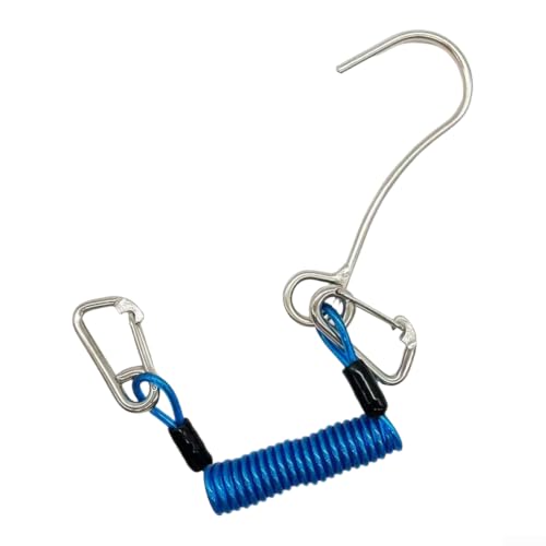 Marine Grade for reef Hook 316 Stainless with Safety Line Marine
