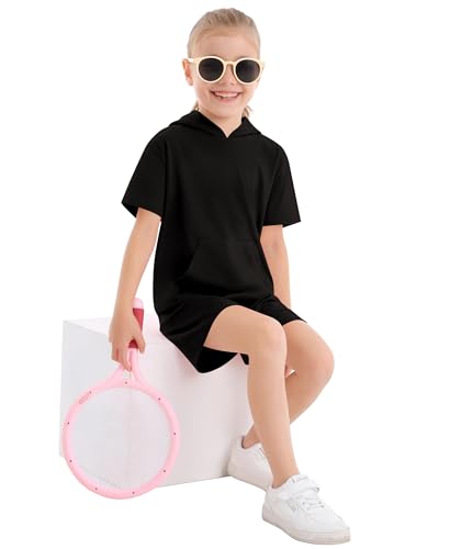 LecGee Toddler Baby Girl Summer Clothes Short Sleeve Hoodie Top and Shorts Sets Cute Outfits Set Boys Sweatsuits