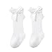 Uayasily Niñas Bebés Calcetines Menina Calcetines Altos Rodilla Niñas De Alto Agarre Calcetines Medias De La Muchacha del Niño Blanca 0-3t