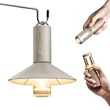 HOTO Outdoor Camping Flashlight Rechargeable, 3-in1 Camping Lantern 3100mAh, IP66 Water Resistant Camping Lamp Tent Lights with Hook, LED Flashlight for Camping, Outdoor, Emergency