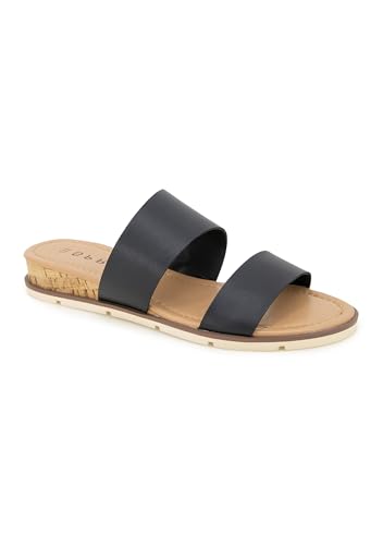 ESPRIT Dansel, Sandalias deslizantes Mujer, Black, 37 EU