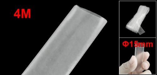 Sourcingmap Rate 0.0840277777777778 15 mm Dia Clear Polyolefin Heat Shrinkable Tube, 4M 13.1ft - Image 3