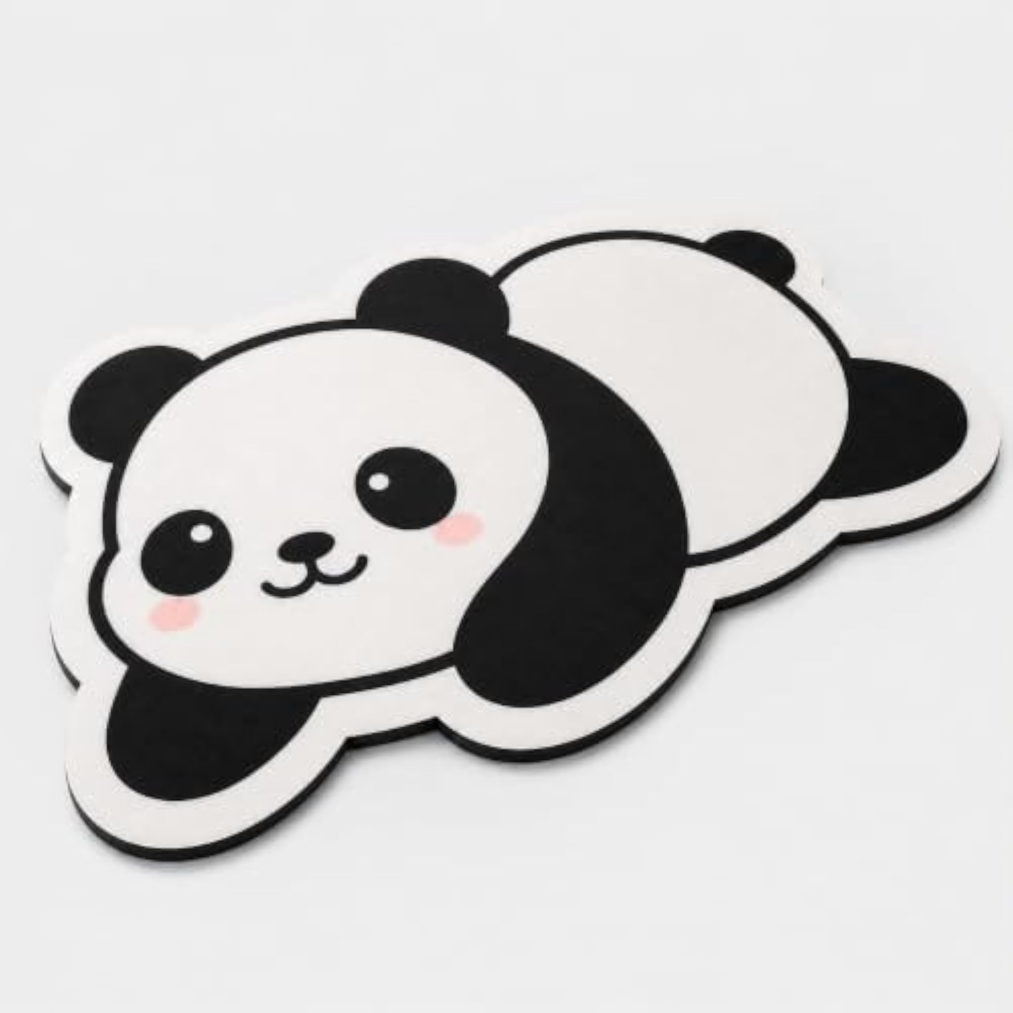 Absorbent Panda Bath Floor Mat, Cute Cartoon Design