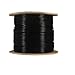 Cable Central LLC Cat.5e UTP 24AWG Outdoor Gel-Fill Direct Burial Solid Cable (Black), 1000ft - 1000 Feet