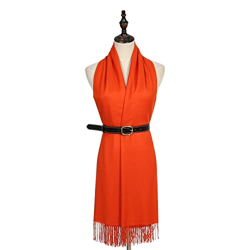 Image of RIIQIICHY Women's Fringe Shawl Wrap Pashmina Scarf for Wedding Evening