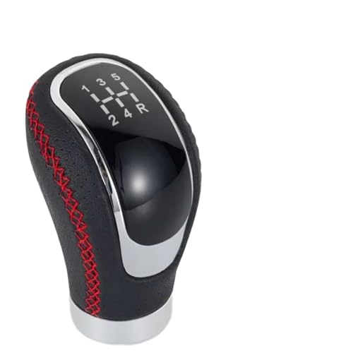 Universal 5/6 Speed Gear Shift Knob Shifter Lever Handle Modified Stick Leather Auto Accessories Replacement for All Manual Car Modles Car Gear Shift Knob(D)(C)