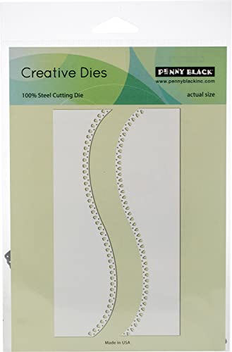 Matrice de découpe Penny Black DIE Curved ST pour scrapbooking créatif