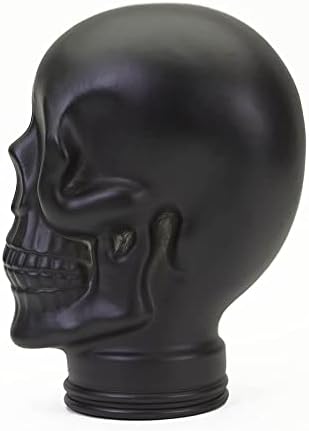 AMP3 Luxury Glass Skull Headphones Stand Colour BLACK