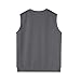 HIBANIL Sweater Vest Men Business V-Neck Knitted Sweater Sleeveless Pullover Knitwear Vest Loose Fall Winter Tops Outfits