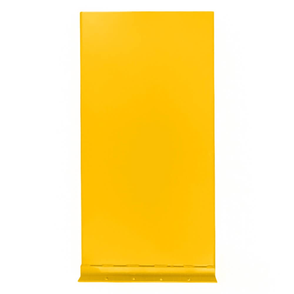 ROBUSTO Flächenschutzprofil, gelb/schwarz, aufdübeln, Stahl, 50 x 8,6 x 100 cm, Art.-Nr. 99473 | Anfahrschutz Wand | Flächenschutzprofil | Regal Anfahrschutz