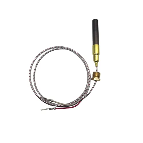 MCAMPAS 36" Thermopile Generator 750 Millivolt Thermopile with PG9 Adapter Replacement for Fire Gas Stoves Heat, Glo Gas Stoves Oven Water Heater,Frying Furnace Thermopile Thermogenerator -5 Pack