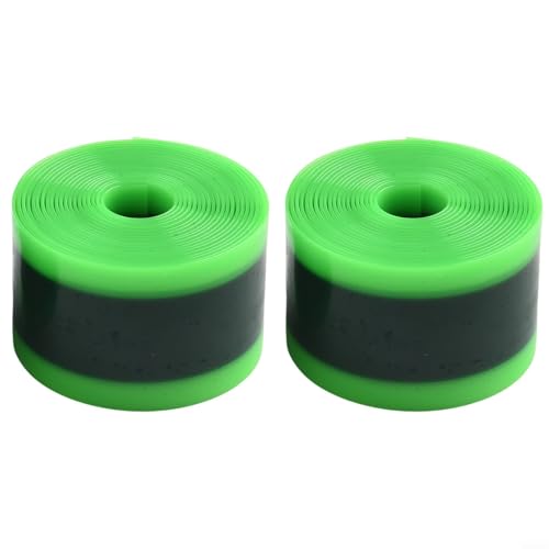 Juego de 2 forros de TPU para neumáticos de bicicleta para bicicletas de montaña de 27 5/26/24/20 pulgadas que protegen el borde interior y las aberturas de los radios de sellado