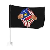 Außenbanner Namibia Blut In Mir Flagge Polyester Fahnen Wetterfeste Garten Fahnen Für Outdoor Geburtstag 90X150Cm