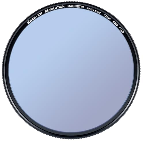 Kase Revolution Plus Anti-Laser Filter Magnetic Shockproof Tempered Low Reflection Optical Glass (67mm) by Kase - Used condition - US$38.51