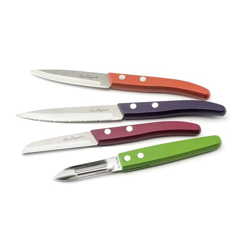 Set cuchillos cocina 4 piezas acero inox miniatura 3