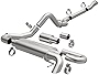 MagnaFlow Cat-Back Performance Exhaust System Overland Series Kit 19559 - Designed for the 2021-2022 Ford Bronco - 3in Main Piping, Single Straight Passenger Side Rear Exit, Dual Satin Mufflers