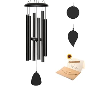 Wind Chimes for Outside, 3 Replaceable Wind Catchers, Large Windchime, Wind Chime with Deep Tone, Windchimes Outdoors, Up to 35″ (Based on The Size of The Wind Catcher)