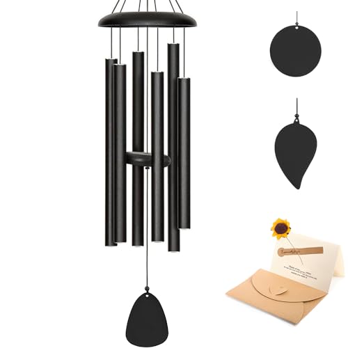 Wind Chimes for Outside, 3 Replaceable Wind Catchers, Large Windchime, Wind Chime with Deep Tone, Windchimes Outdoors, Up to 35″ (Based on The Size of The Wind Catcher)